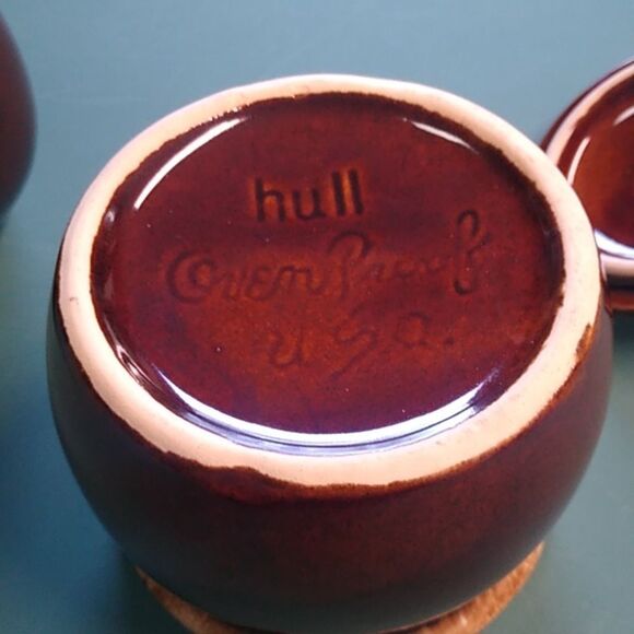 Vintage Brown Ceramic Creamer and Sugar Group - Picture 3 of 8